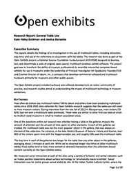 Open Exhibits Multitouch Table Use Findings